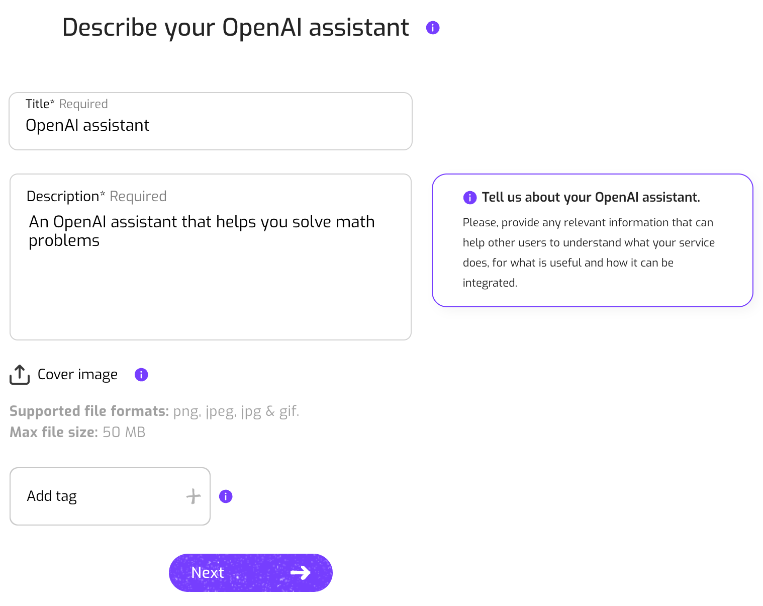 OpenAI Assistant Details