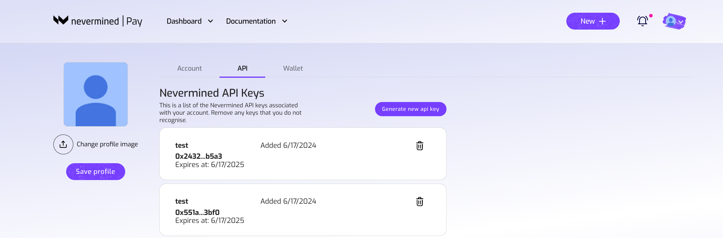 Generate Nvm Api Key